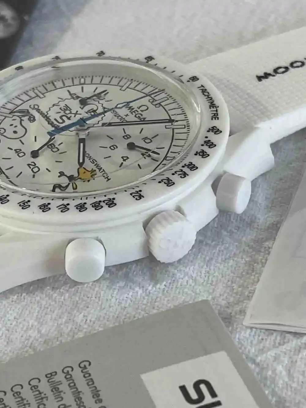 NWT Swatch x Omega Bioceramic MoonSwatch Mission to the Moonphase Watch White